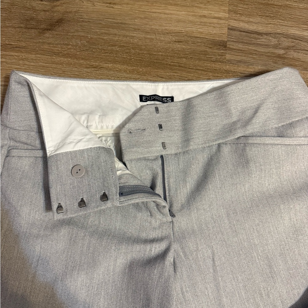 Express Gray Dress Pants - Editor pants 6Long